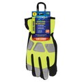 Viswerx Hi-Vis Mechanic Glove-Elastic Wrist & Open Cuff LG 127-11032